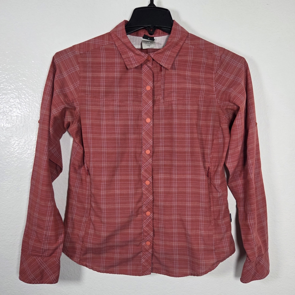 Patagonia Women’s Plaid Snap-Up Active Shirt Size 8